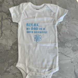 Data Scientist Baby Onesie 3-6 Months
